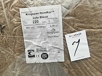 Hemkor - jute blend-hennep 220 mm (8 pak = 16,72 m2) - 1200 mm x 580 mm x 220 mm - isolatie - afbeelding 9 van  9
