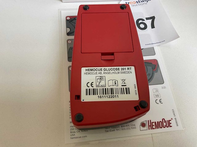 Hemocue 201 rt glucosemeter - afbeelding 3 van  4