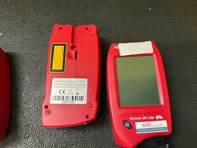 Hemocue glucose 201 dm glucose meter (3x) - afbeelding 2 van  2