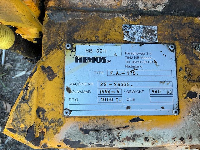 Hemos fa-175 klepelmaaier - afbeelding 4 van  11