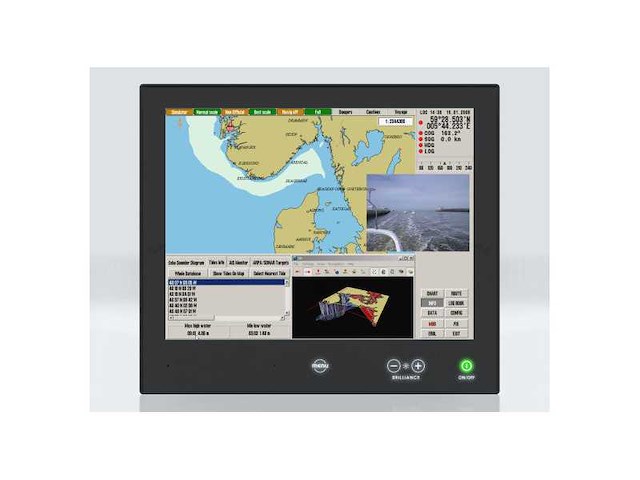 Hemsel hd 15t22 15 inch touchscreen marine navigation monitor - afbeelding 1 van  2