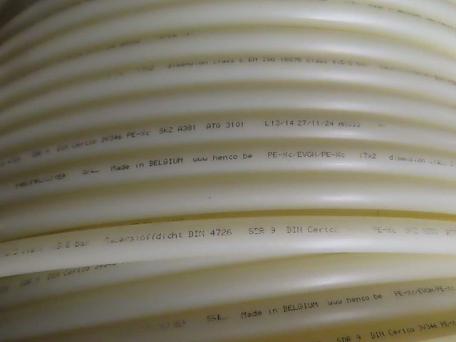 Henco - pe-xc/evoh/pe-xc 17x2 - vloerverwarmingsbuis 500m - afbeelding 2 van  2