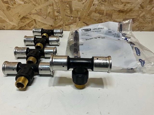 Henco 14pk-260426 perskoppeling t stuk (20x) - afbeelding 2 van  5