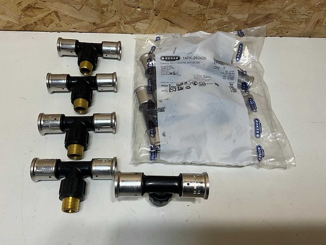 Henco 14pk-260426 perskoppeling t stuk (20x) - afbeelding 3 van  5