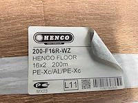 Henco 200-f16r-wz 16x2mm meerlagenbuis 200m - afbeelding 2 van  2