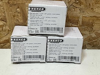 Henco kogelkraan 3/4"x 1" met dichting vernikkeld (3x) - afbeelding 2 van  3