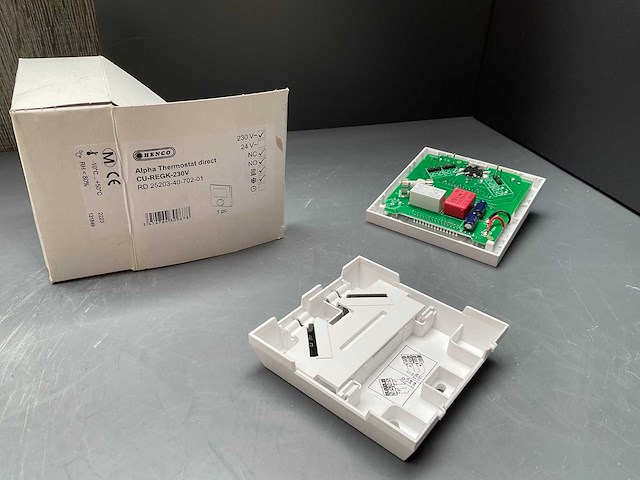 Henco lcd klok thermostaat 230v - cu-regc-230v - afbeelding 3 van  3