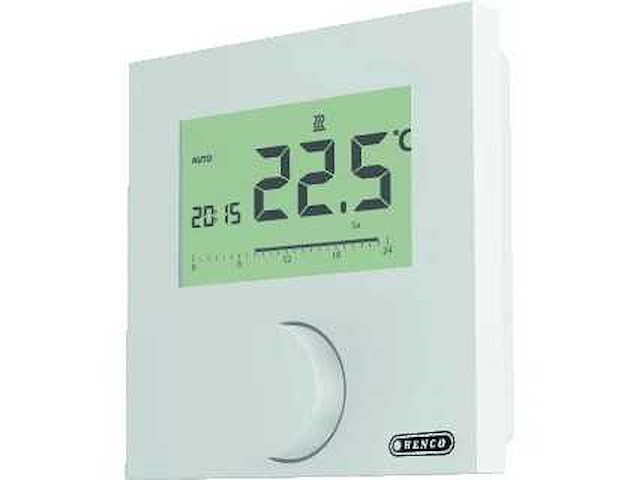 Henco lcd klok thermostaat 24v - cu-regc-24v - afbeelding 1 van  2