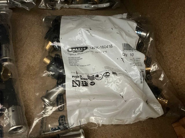 Henco t-stuk (401x) - afbeelding 2 van  2