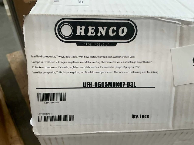 Henco ufh-0605mdk07-03l composiet verdeler - afbeelding 2 van  2