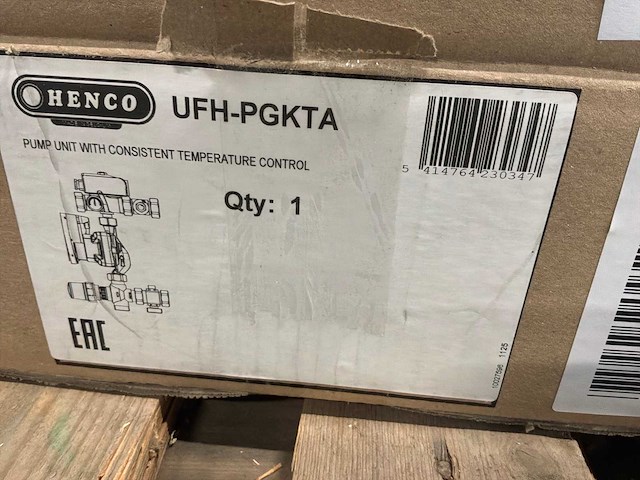 Henco ufh-pgkta pomp unit met temperatuur control - afbeelding 6 van  6