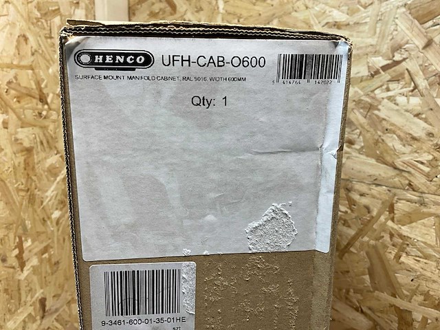 Henco verdelerkast voor opbouw ral9016 b=600mm (5x) - afbeelding 4 van  12