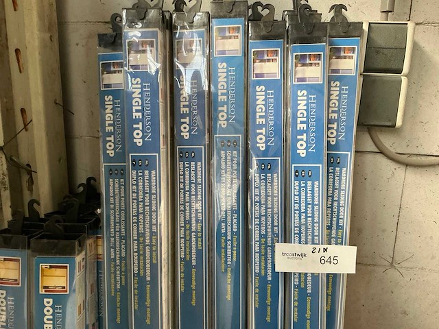 Henderson single top beslagset voor binnendeur (21x) - afbeelding 1 van  1