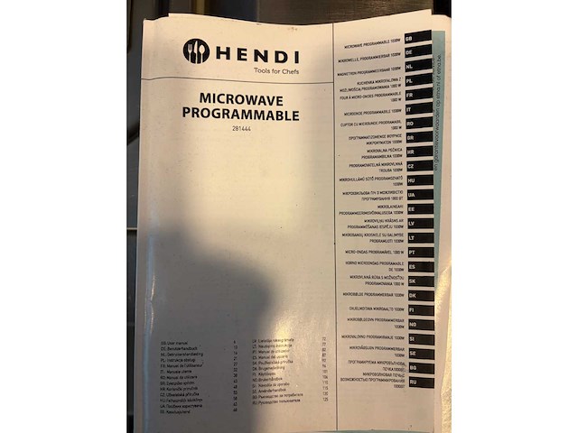 Hendi - 28144 - rvs magnetron - afbeelding 5 van  5