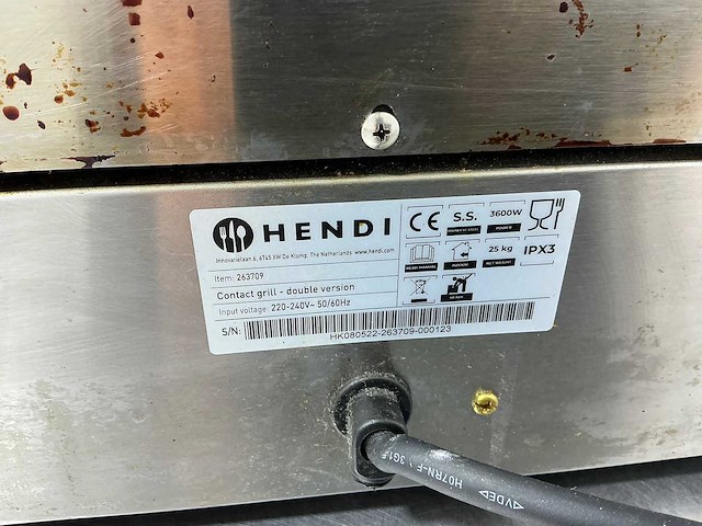 Hendi - contactgrill - afbeelding 5 van  5