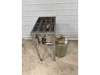 Hendi - rvs gas grill master en gas fles - afbeelding 2 van  5