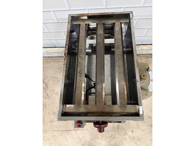 Hendi - rvs gas grill master en gas fles - afbeelding 3 van  5