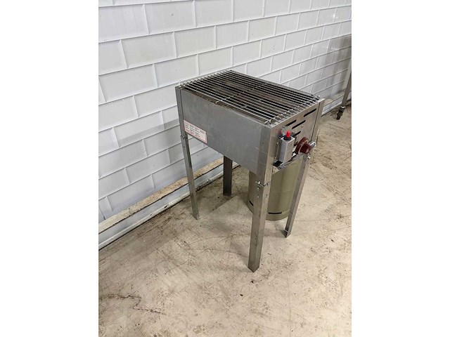 Hendi - rvs gas grill master en gas fles - afbeelding 4 van  5