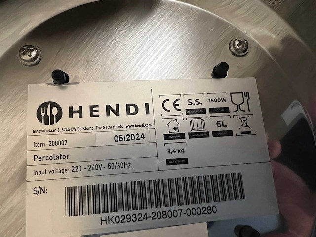 Hendi - warme drankenautomaat - afbeelding 2 van  2