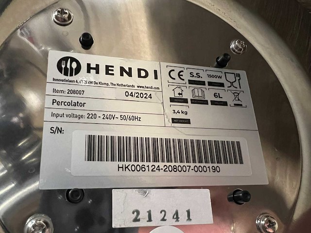 Hendi - warme drankenautomaat - afbeelding 2 van  2