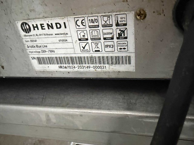 Hendi 203149 spiegel bakplaat - afbeelding 2 van  4