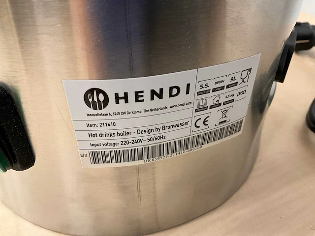 Hendi 211410 warmwater boiler - afbeelding 9 van  9