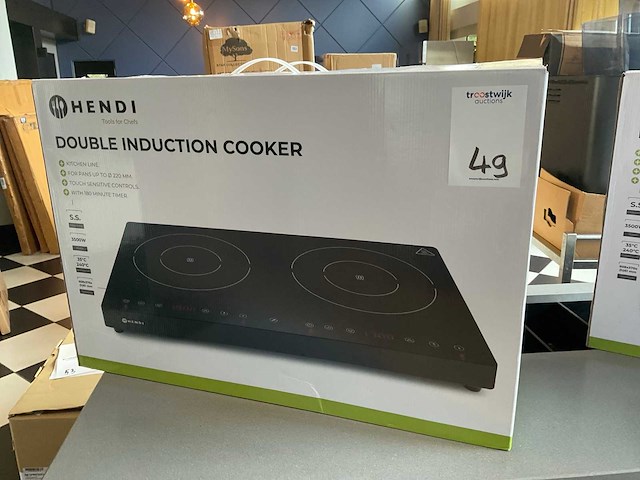 Hendi 239414 inductie kookplaat (2x) - afbeelding 1 van  5