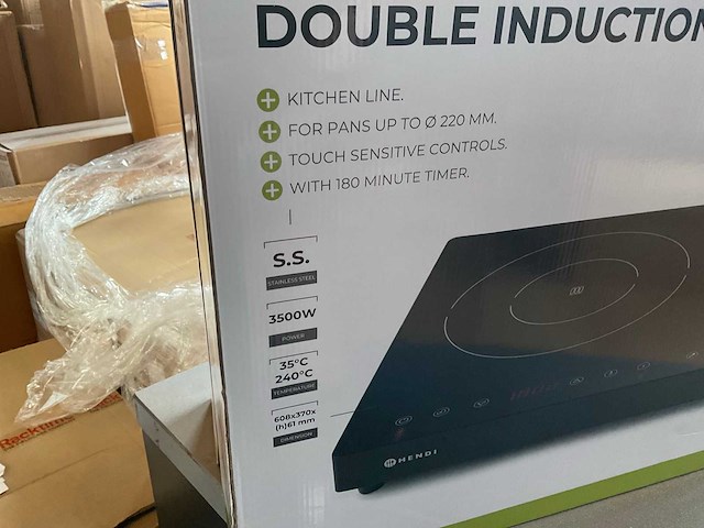 Hendi 239414 inductie kookplaat (2x) - afbeelding 3 van  5