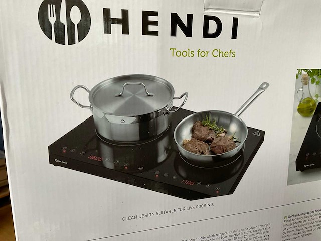 Hendi 239414 inductie kookplaat (2x) - afbeelding 5 van  5