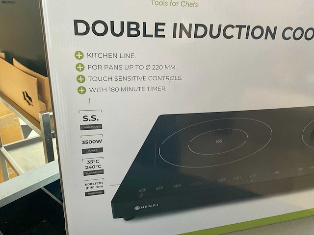 Hendi 239414 inductie kookplaat (2x) - afbeelding 3 van  5