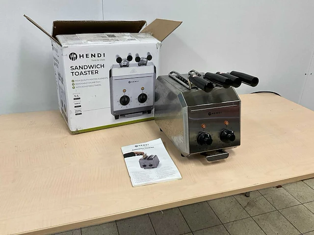 Hendi 261163 dubbel toaster - afbeelding 1 van  8
