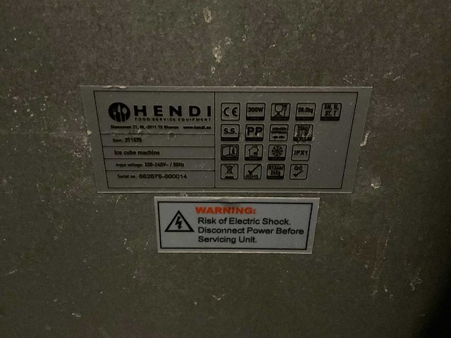 Hendi 27157 ijsblokjesmachine - afbeelding 2 van  2