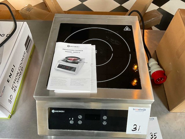 Hendi 5000d inductie kookplaat - afbeelding 2 van  5