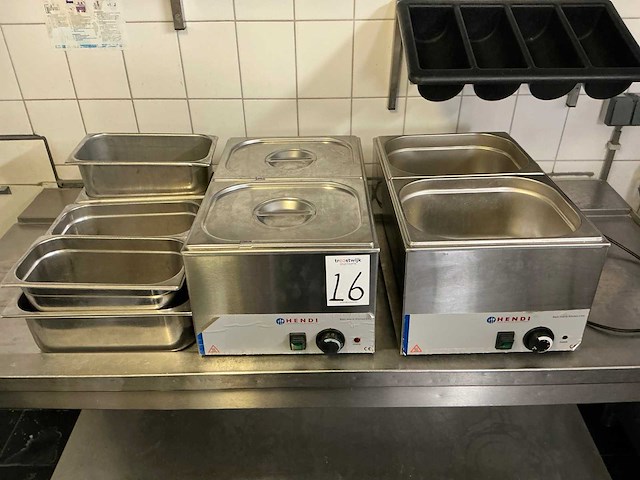 Hendi au-bain-marie (2x) - afbeelding 1 van  5