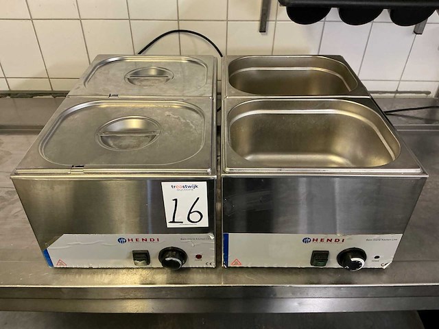 Hendi au-bain-marie (2x) - afbeelding 2 van  5