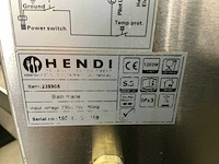 Hendi au-bain-marie (2x) - afbeelding 5 van  5