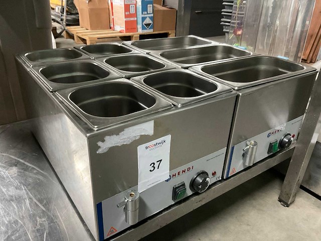 Hendi bain marie au-bain-marie (2x) - afbeelding 1 van  5