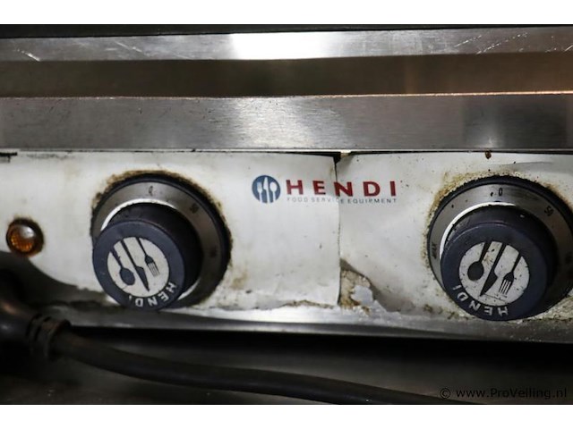 Hendi contact grill, dubbel - afbeelding 4 van  5