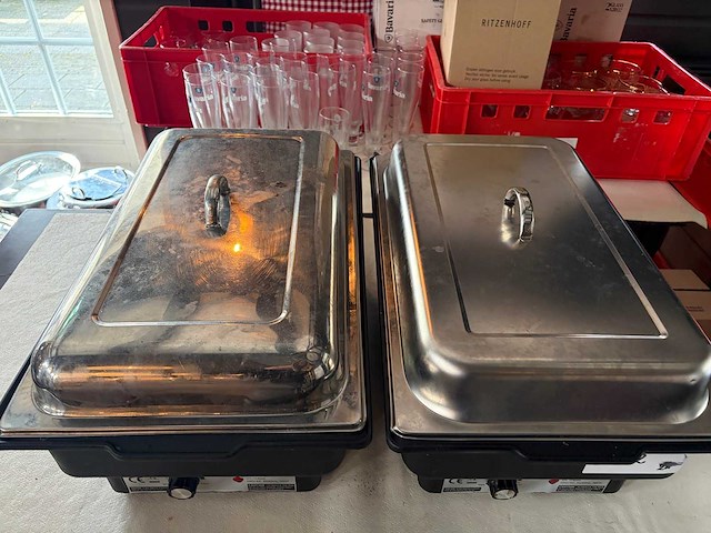 Hendi elektrische chaving dish (2x) - afbeelding 2 van  4