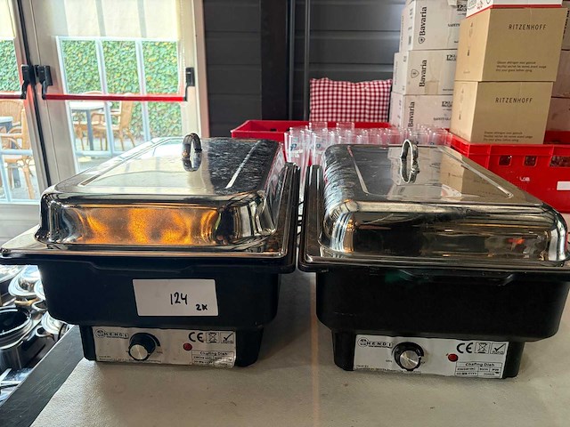 Hendi elektrische chaving dish (2x) - afbeelding 1 van  5