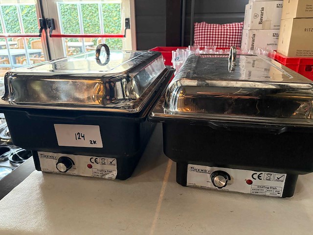 Hendi elektrische chaving dish (2x) - afbeelding 5 van  5