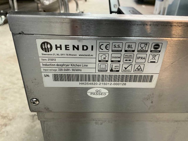 Hendi friteuse (2x) - afbeelding 2 van  2