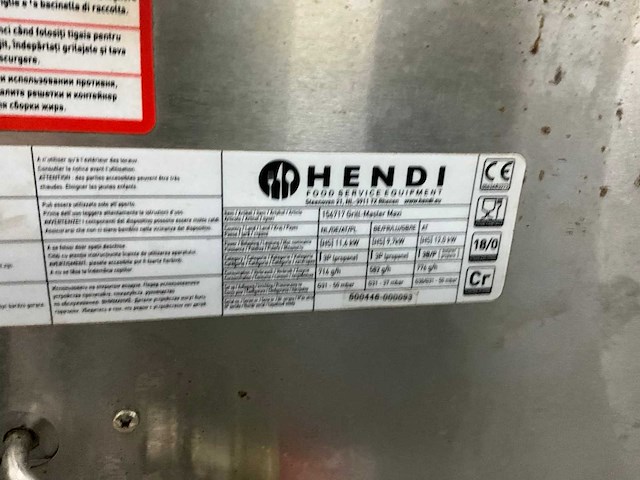 Hendi gas bbq - afbeelding 5 van  5