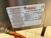 Hendi grill master mini gas bbq - afbeelding 8 van  8