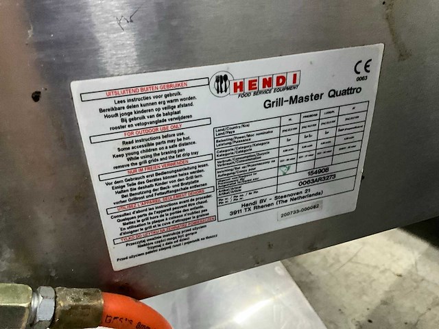 Hendi grill master quattro bbq - afbeelding 9 van  9