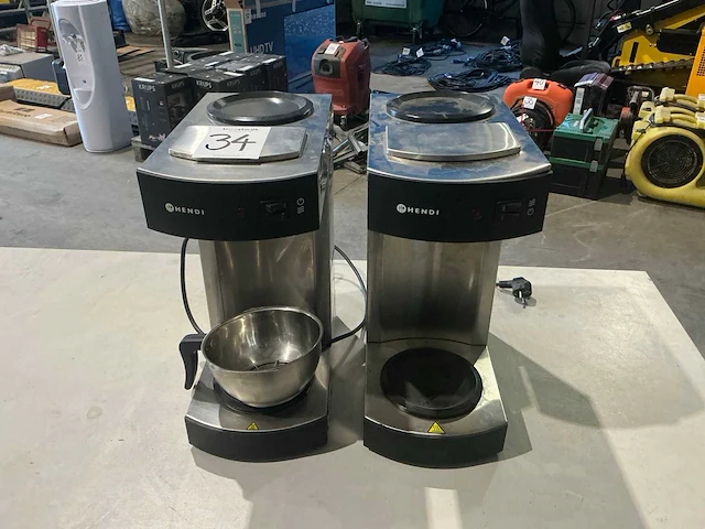 Hendi koffiemachine (2x) - afbeelding 1 van  4