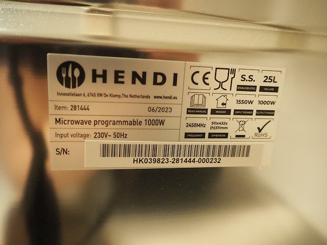 Hendi / tefal - afbeelding 6 van  9