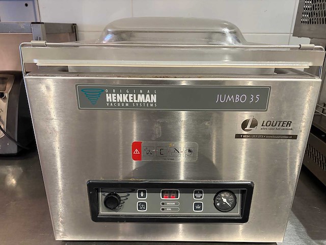 Henkelman jumbo 35 vacuümeermachine - afbeelding 1 van  6