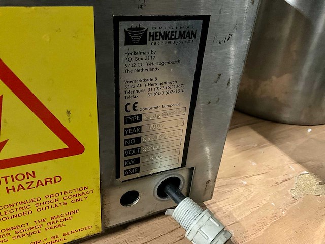 Henkelman jumbo professional vacumeermachine - afbeelding 6 van  7
