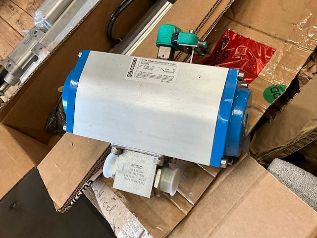 Hennecke gtxb kogelkraan met actuator (2x) - afbeelding 3 van  7